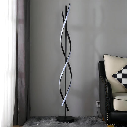 Moderne Spiraalvormige LED Vloerlamp