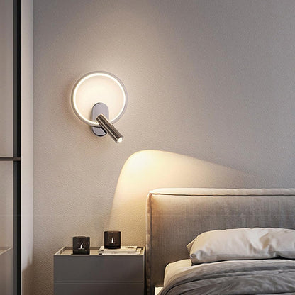 Nordic Ronde Wandlamp met Verstelbare LED-Spot