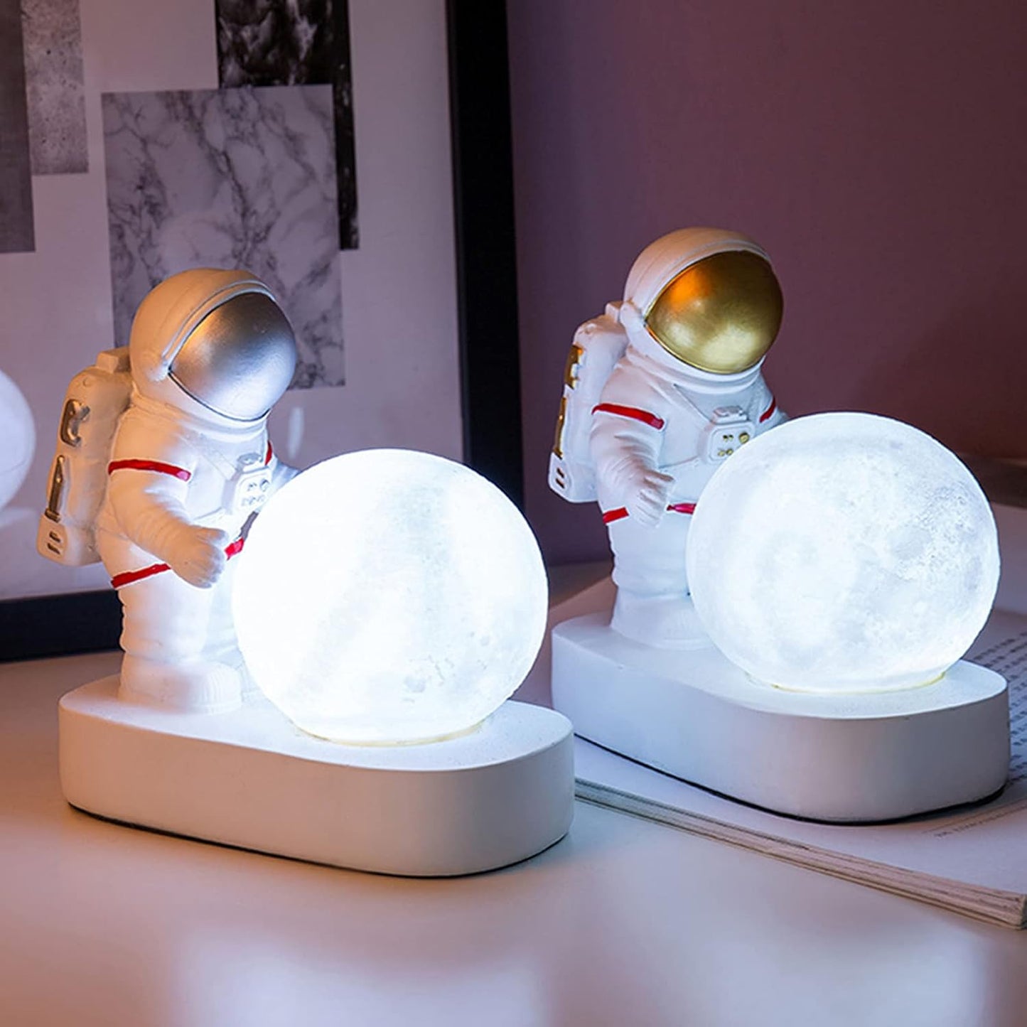 Astronaut Warme Nachtlicht Tafellamp