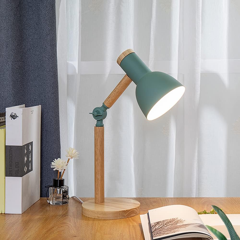 Moderne Scandinavische Houten Bureaulamp