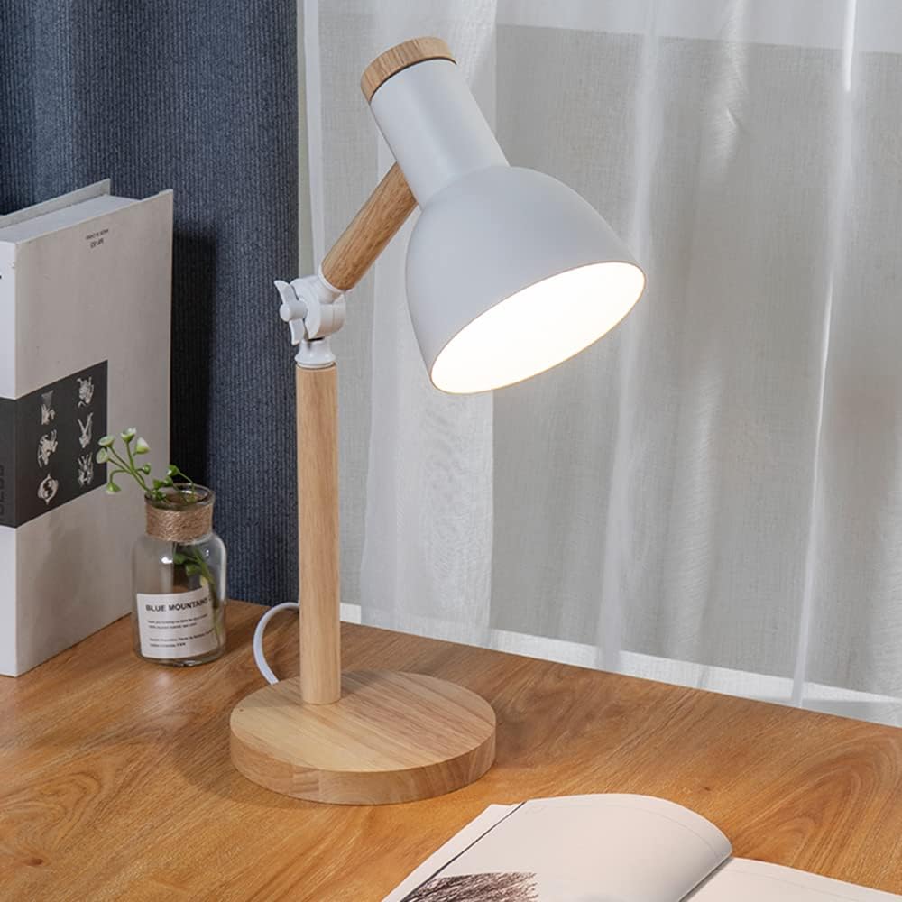Moderne Scandinavische Houten Bureaulamp