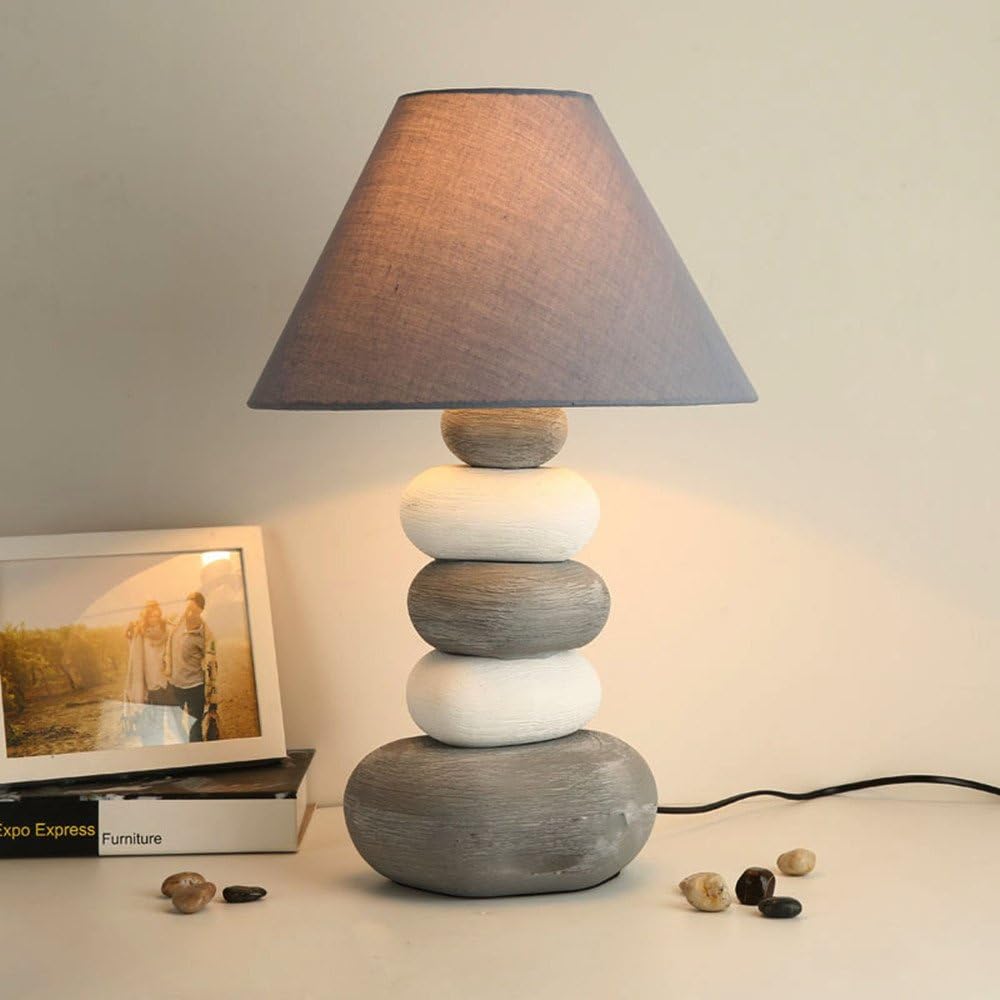 Wabi Sabi-Stijl Bionic Stone Natuurlijke Roest Tafellamp