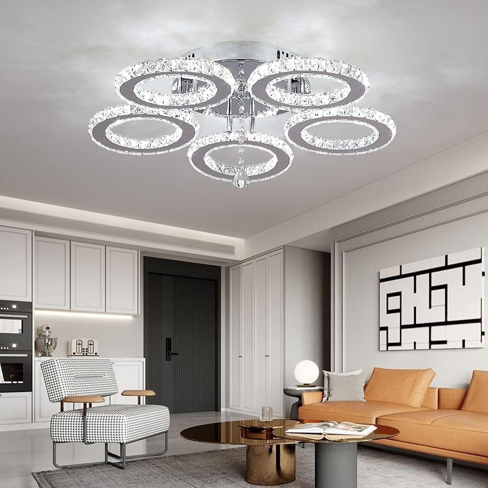 Luxe Kristallen Afstandsbediening Plafondlamp