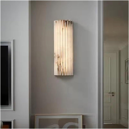 Tijdloze Natuurlijke SteenLichtlijn Wandlamp