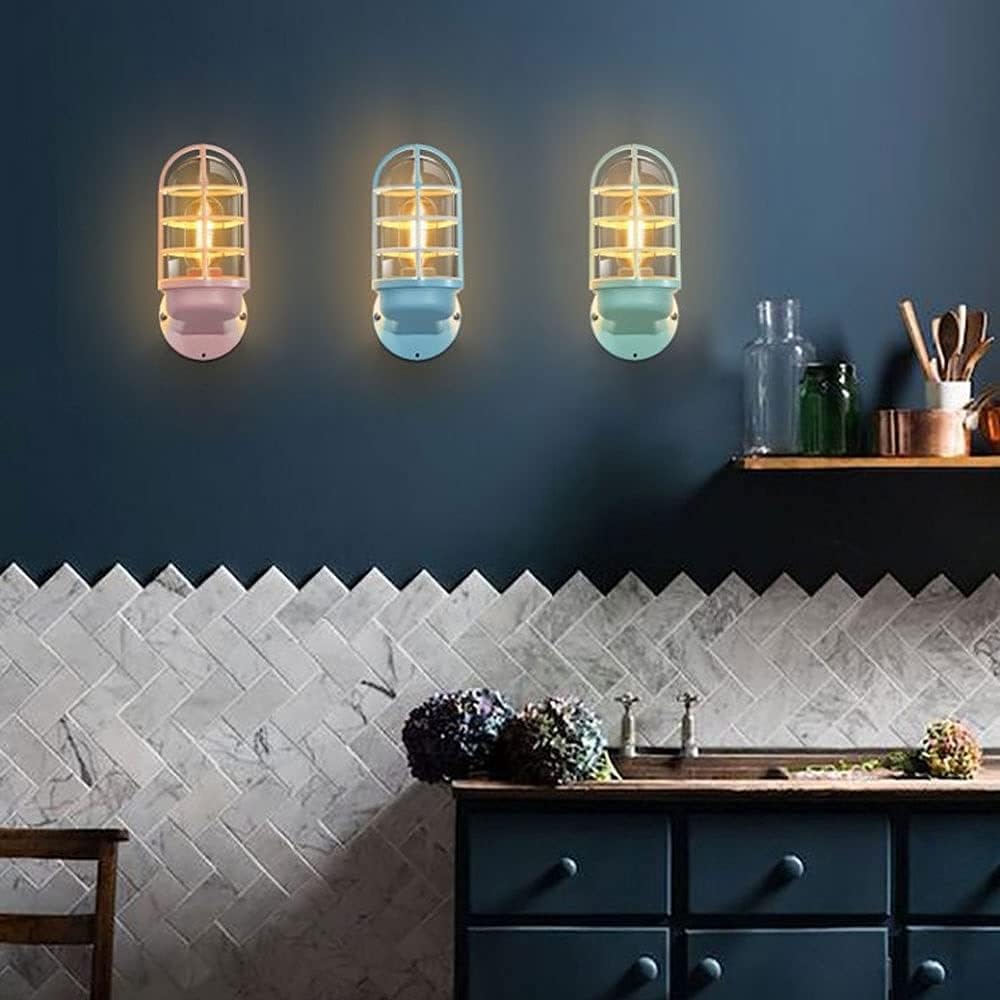 Industriële Waterdichte Aluminium Ronde Kooi Wandlamp