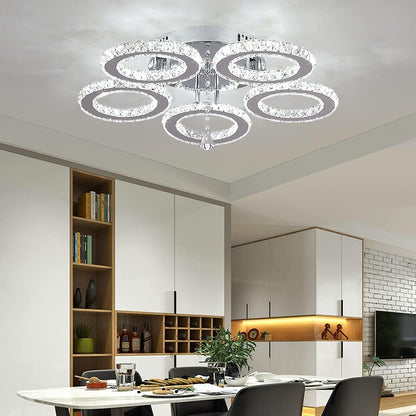 Luxe Kristallen Afstandsbediening Plafondlamp