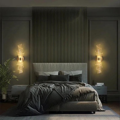 Moderne & Luxueuze Acryl LED Wandlamp
