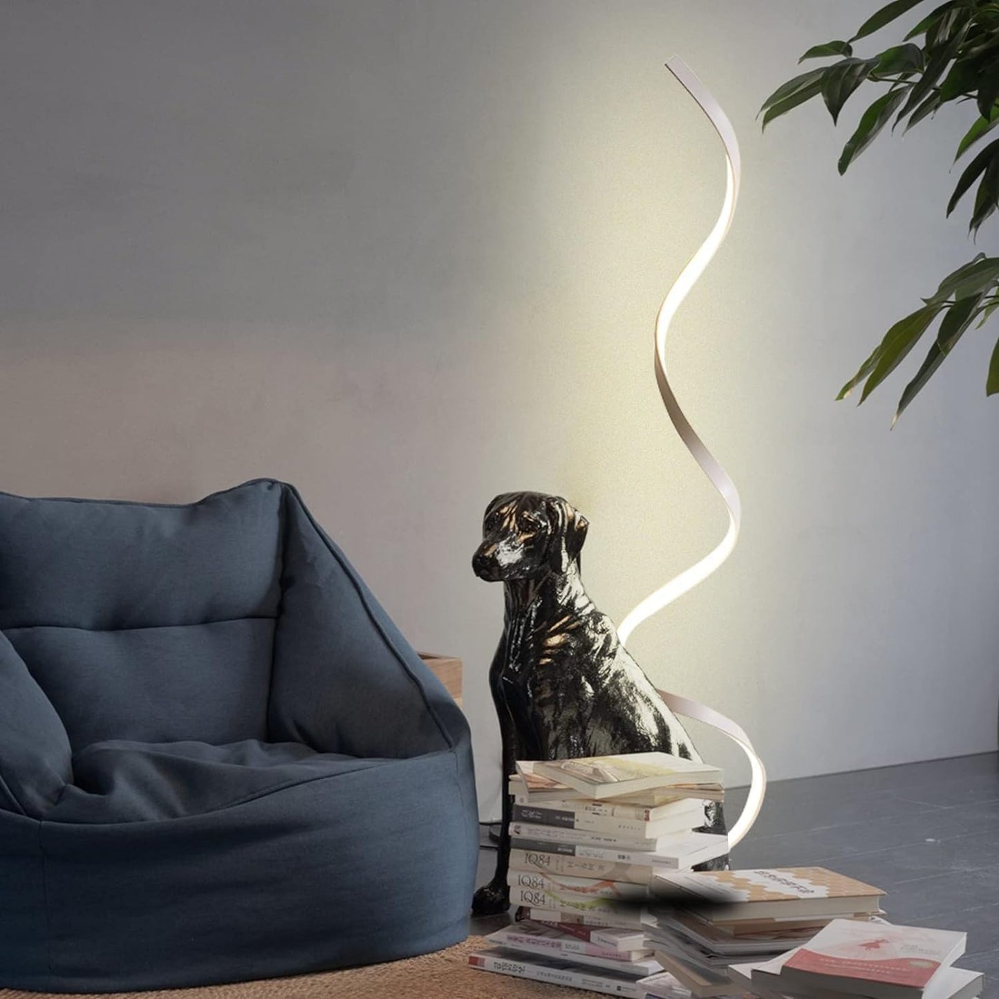 Moderne Creatieve Gedraaide Lijn LED Vloerlamp