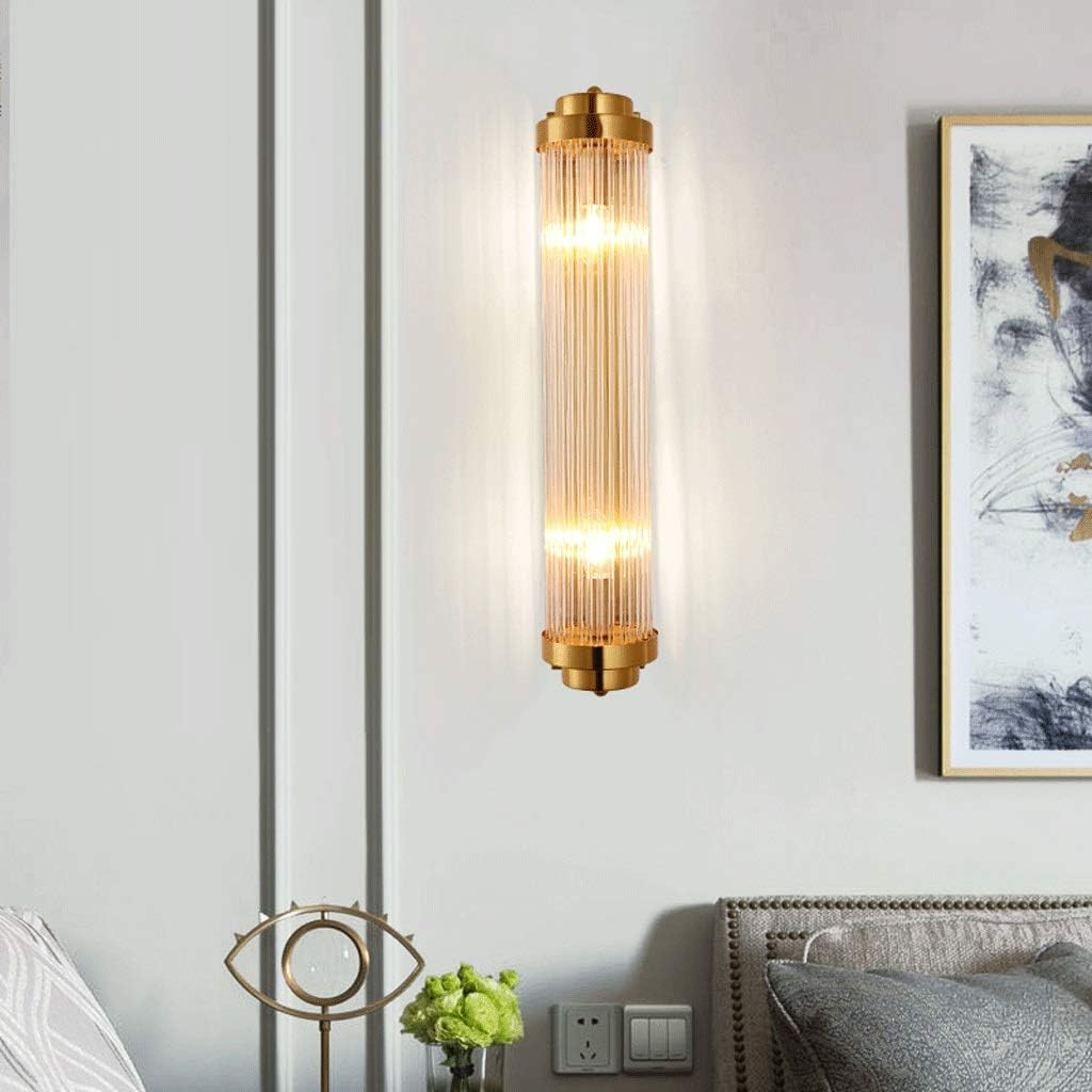 Moderne Gouden Gloed Kristallen Wandlamp
