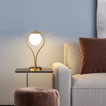 Moderne LED Glazen Bol Tafellamp