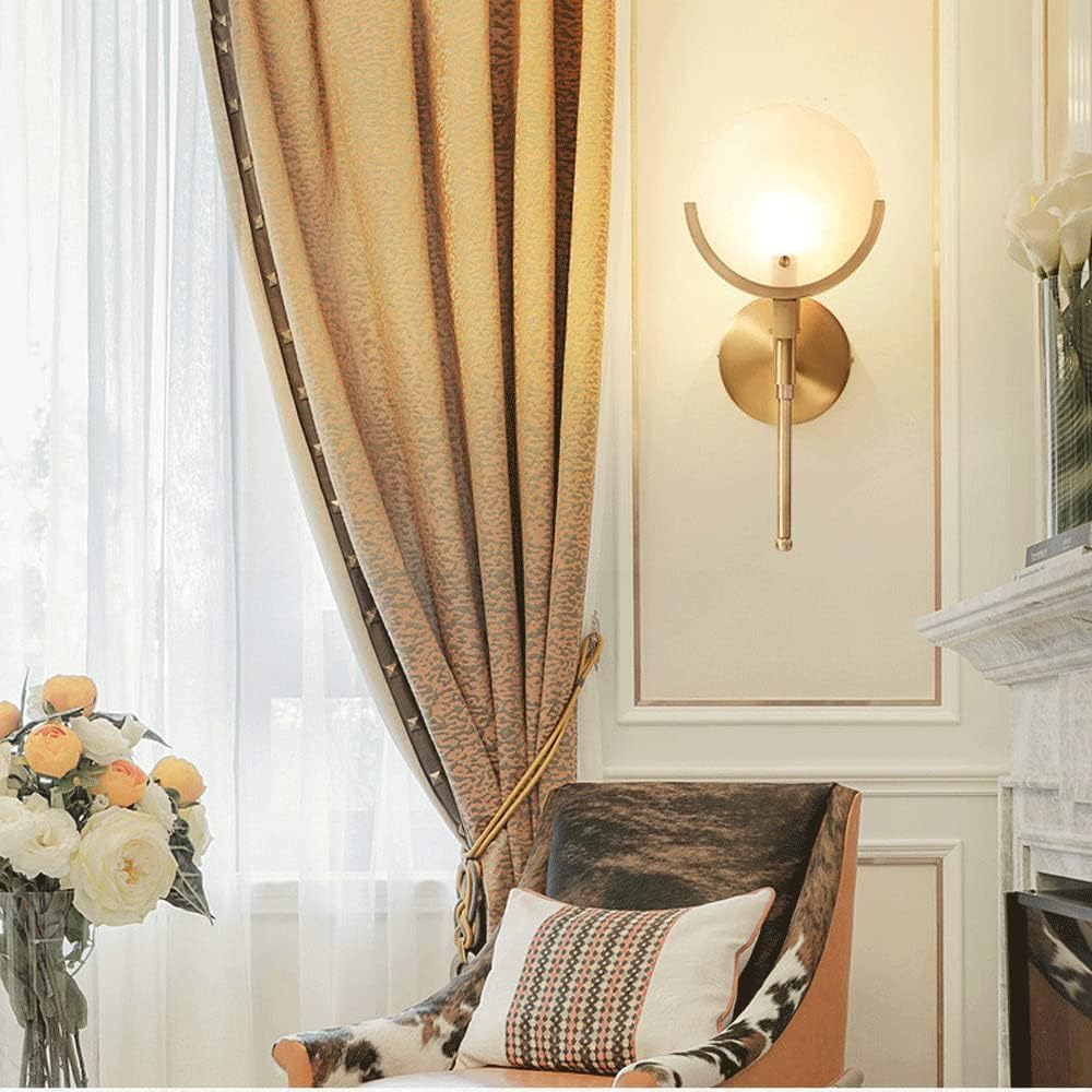 Tijdloze Messing en Albast Wandlamp