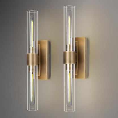 Aurora Luxe Kristallen Wandlamp 23" H