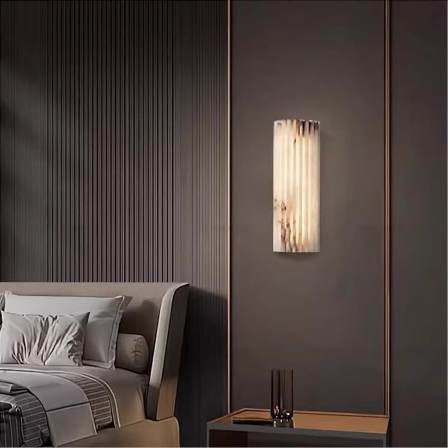Tijdloze Natuurlijke SteenLichtlijn Wandlamp
