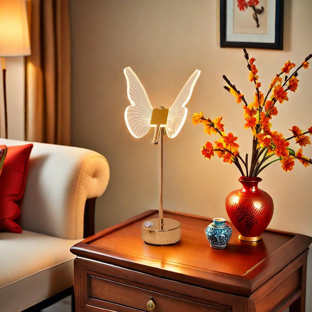 Vlinder Elegante LED Tafellamp