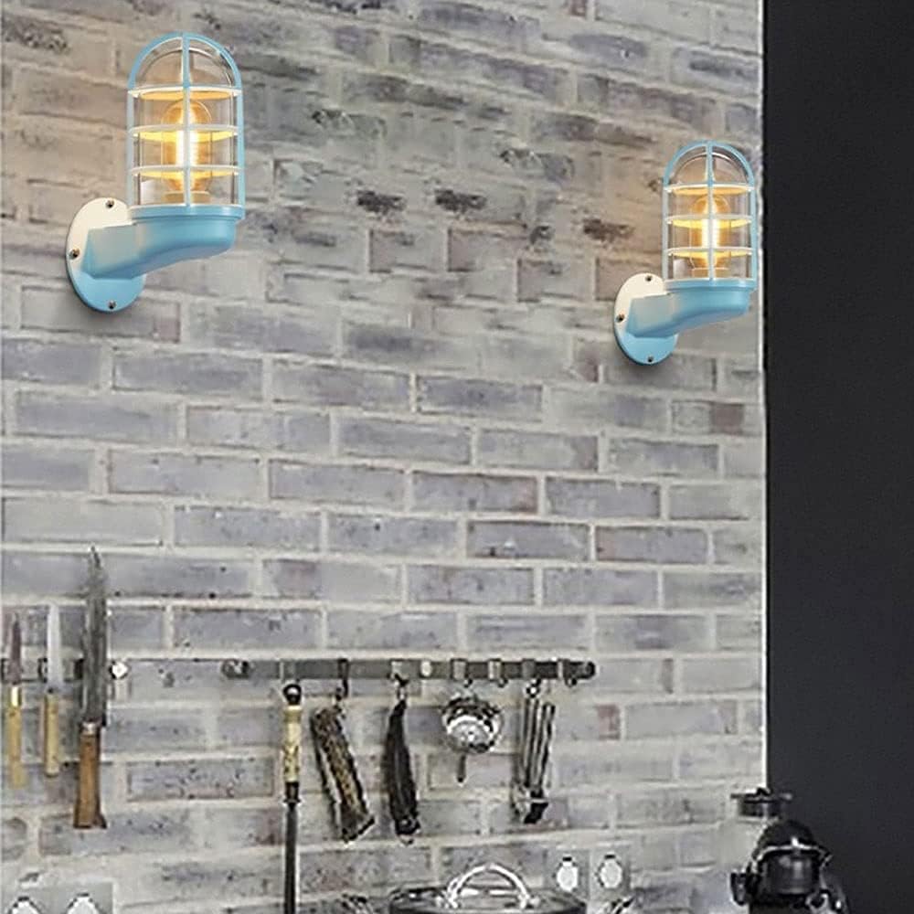 Industriële Waterdichte Aluminium Ronde Kooi Wandlamp
