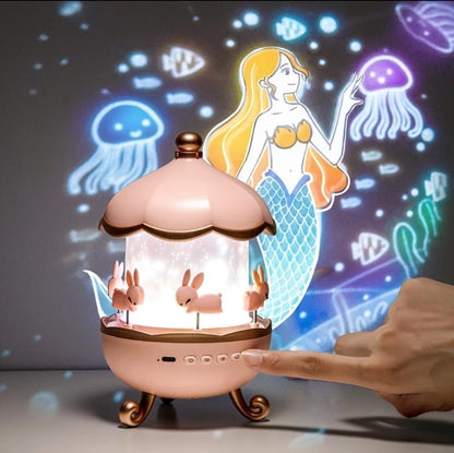 Magische Konijnen LED Nachtlamp Projector