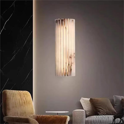 Tijdloze Natuurlijke SteenLichtlijn Wandlamp
