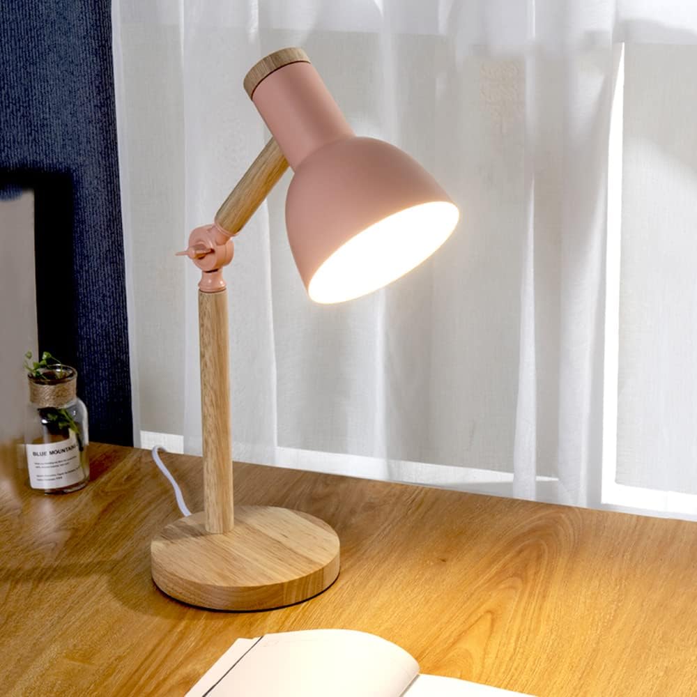 Moderne Scandinavische Houten Bureaulamp