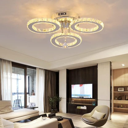 Luxe Kristallen Afstandsbediening Plafondlamp