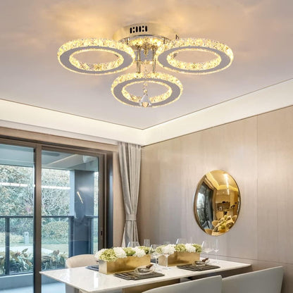 Luxe Kristallen Afstandsbediening Plafondlamp