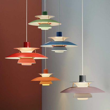 Deens Design LED Pendant Lamp – Plafondlamp met Parapluscherm