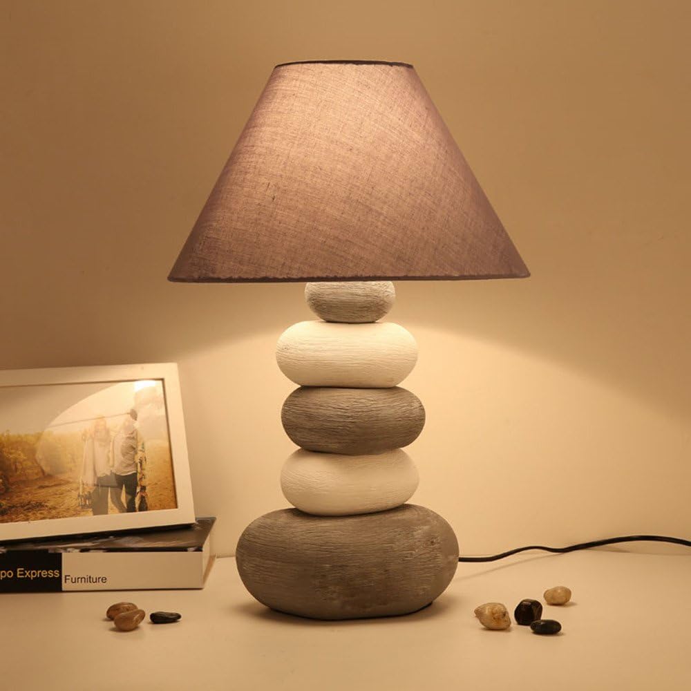 Wabi Sabi-Stijl Bionic Stone Natuurlijke Roest Tafellamp