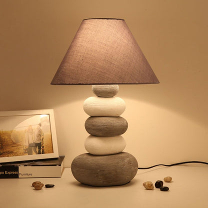 Wabi Sabi-Stijl Bionic Stone Natuurlijke Roest Tafellamp