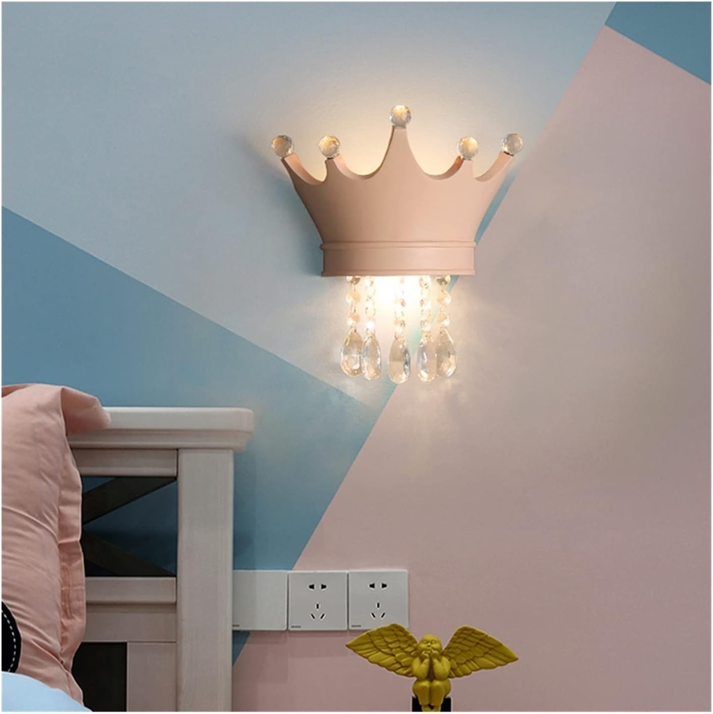 Hedendaagse Kristallen Kroon LED Wandlamp