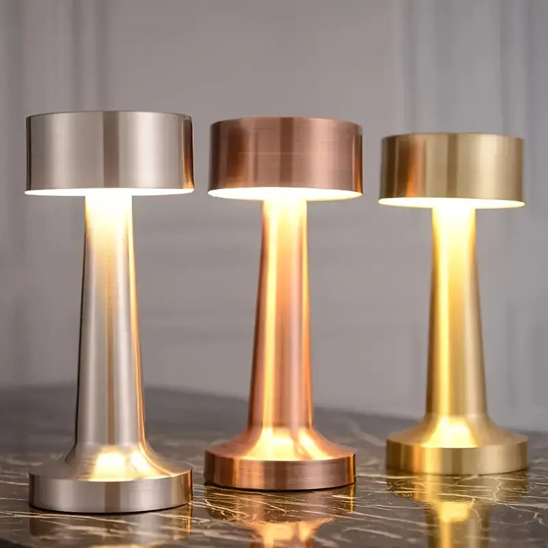 Draagbare Metalen LED Draadloze Tafellamp met Aanraakbediening