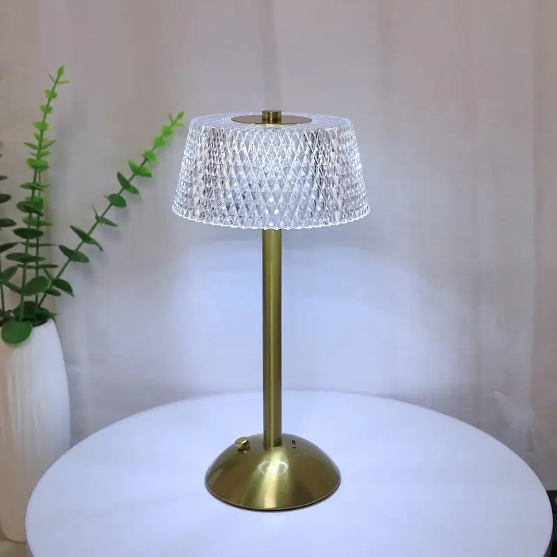 Moderne LED Kristallen Tafellamp met Touchbediening