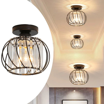 Nordic Luxe Glazen Hal Plafondverlichting