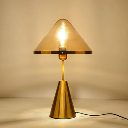 Moderne Jasje Gouden Paddenstoel Tafellamp