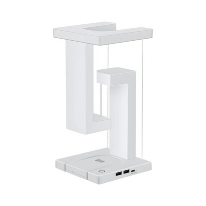 Zwevende Tafellamp met USB & Draadloos Opladen