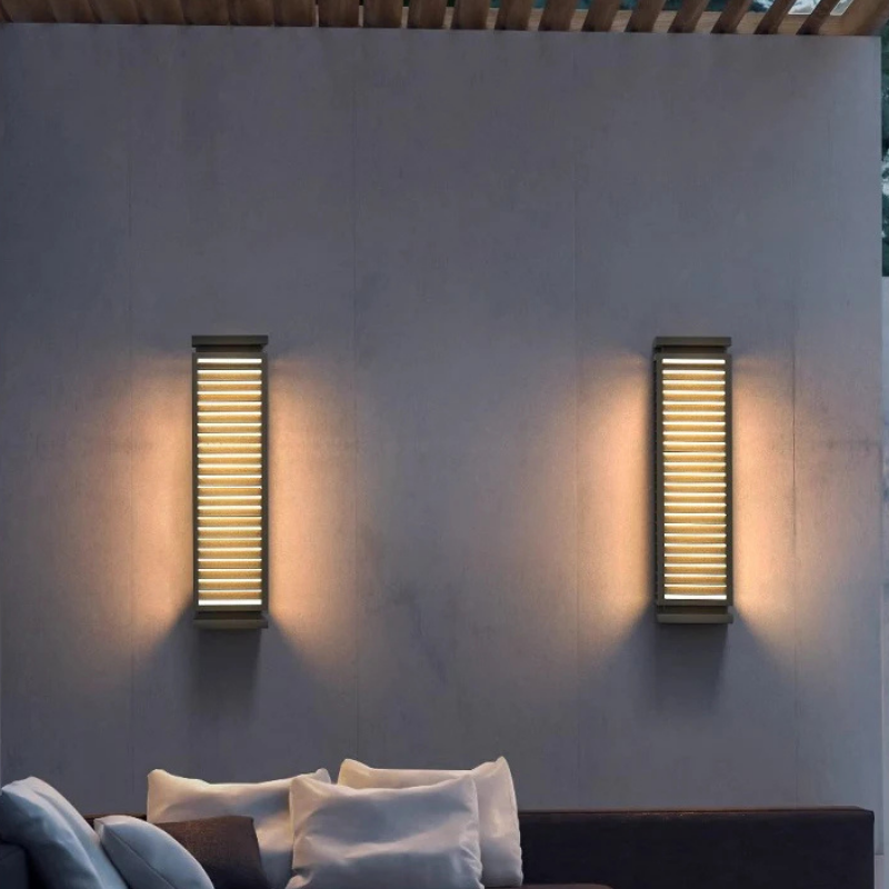 Moderne Buitenwandlamp van Roestvrij Staal