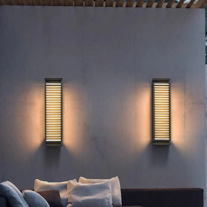 Moderne Buitenwandlamp van Roestvrij Staal