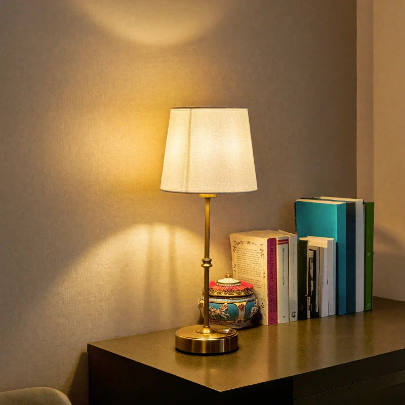 GoldenEase Draadloze Tafellamp met Warme Sfeer
