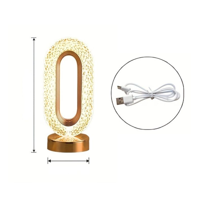 Elegante Kristallen Verstelbare Tafellampen Set