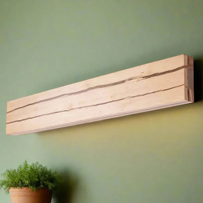 Moderne Houtcrack Wandlamp – Natuurlijk Hedendaags Design