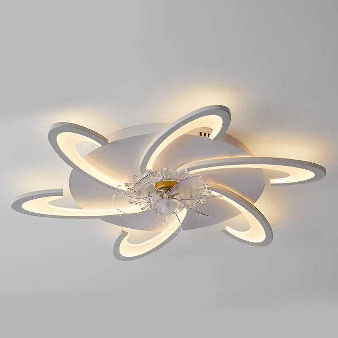 Minimalistische Plafondventilator met LED-verlichting