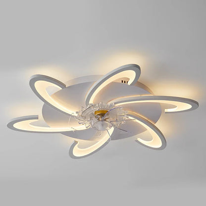 Minimalistische Plafondventilator met LED-verlichting