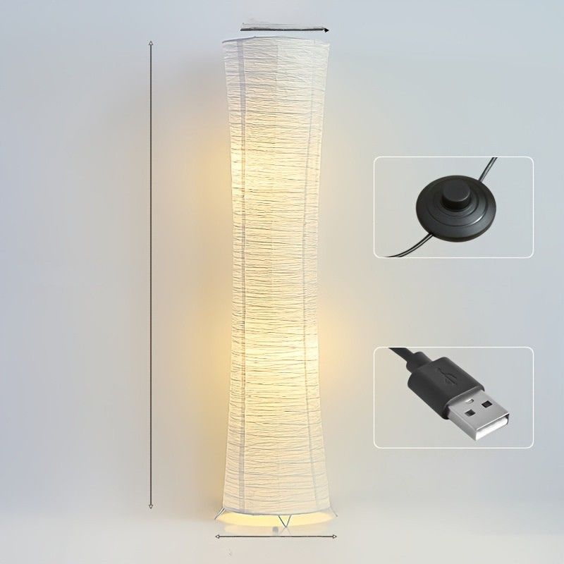 Papieren Vloerlamp met Driepootvoet
