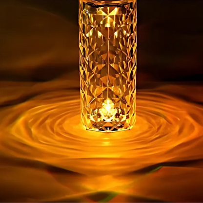 Crystal Luxe Design Tafellamp met Sprankelend Licht
