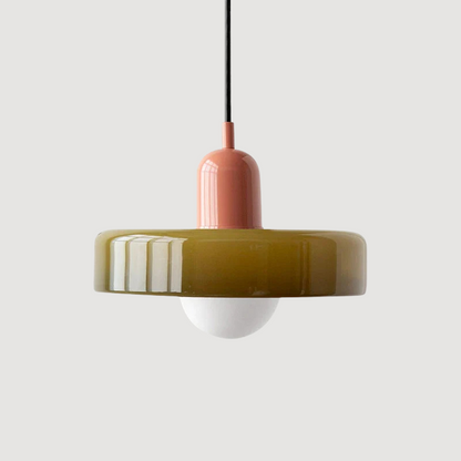 Bauglas Hanglamp – Retro Elegantie met Scandinavische Touch