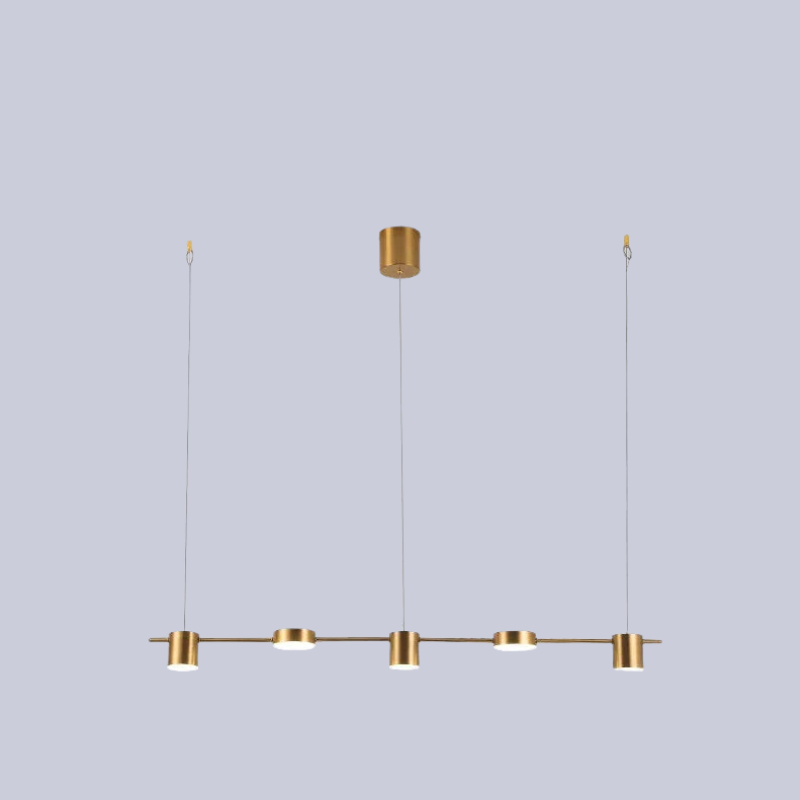 Aurora Lineaire Hanglamp met Minimalistische Koppen