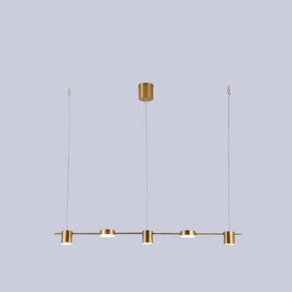Aurora Lineaire Hanglamp met Minimalistische Koppen