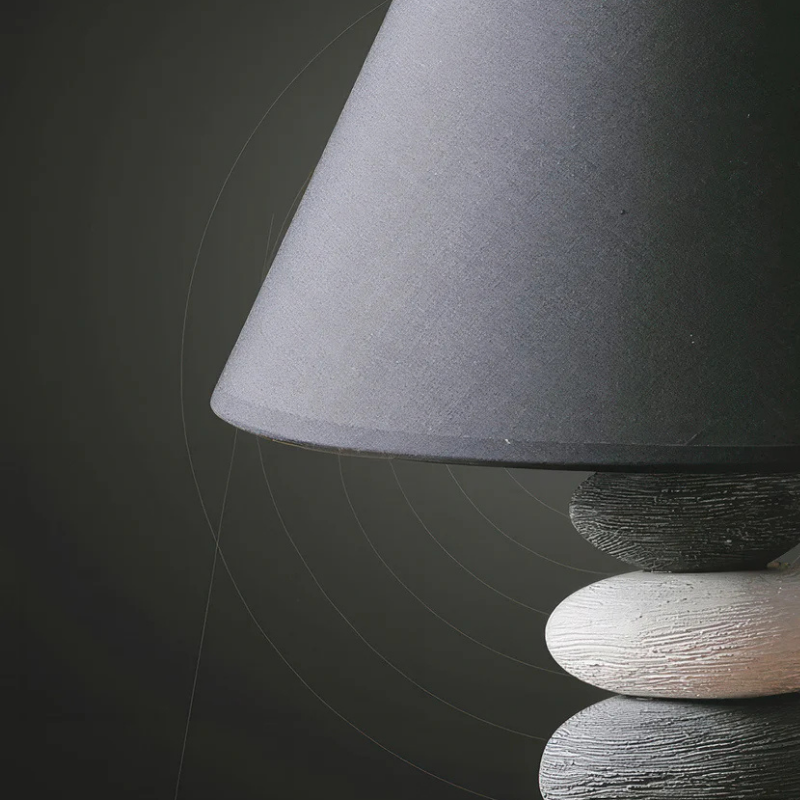 Wabi Sabi-Stijl Bionic Stone Natuurlijke Roest Tafellamp
