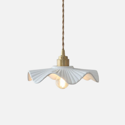 Scandinavian Elegance Witte Keramische Hanglamp