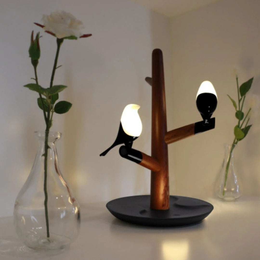 TranquilTree Sensorische Houten Tafellamp