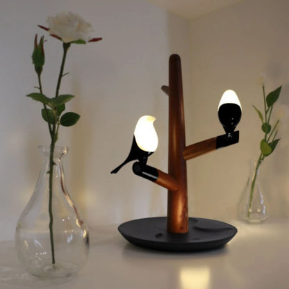 TranquilTree Sensorische Houten Tafellamp
