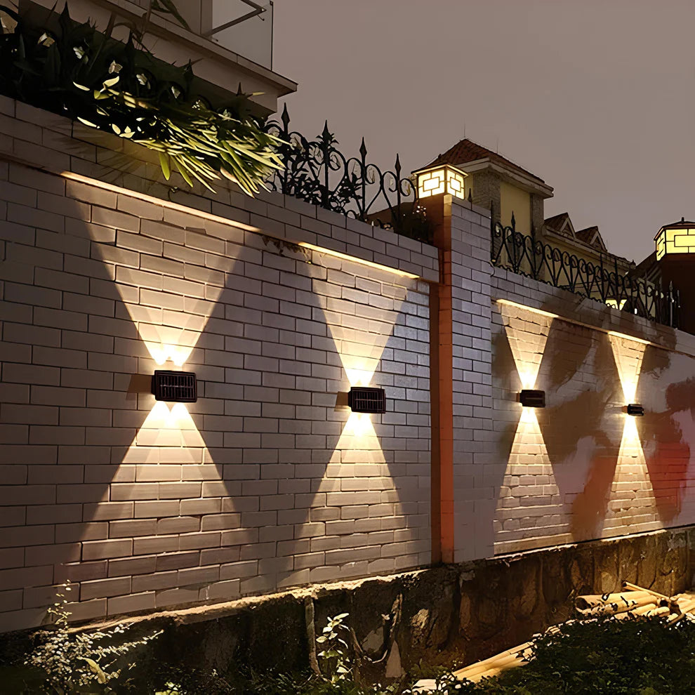Moderne Solar Wandlamp met Dubbele Licht